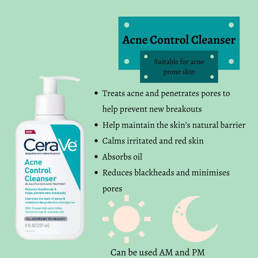 Cerave Acne Control Cleanser