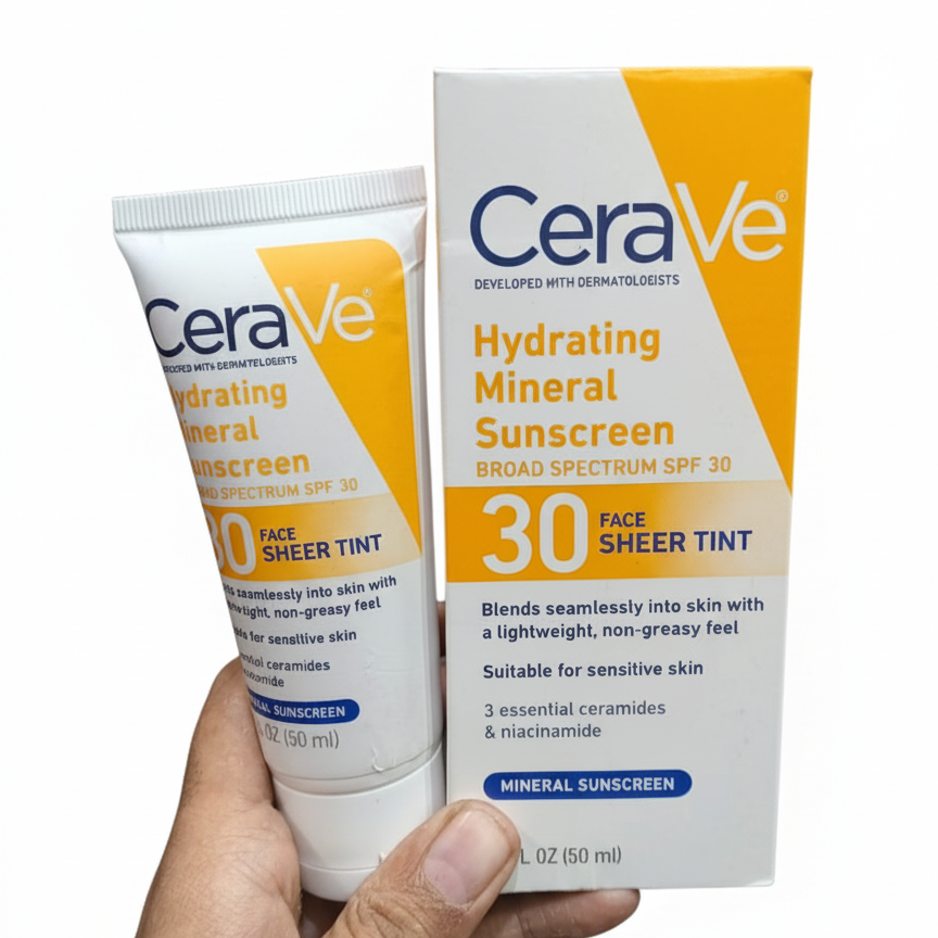 Cerave Hydrating Mineral Sunscreen 50ml