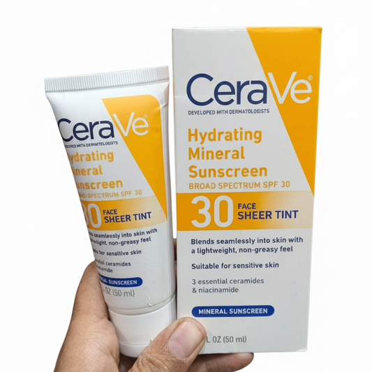 Cerave Hydrating Mineral Sunscreen 50ml