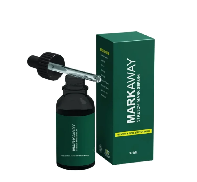 MarkAway Herbal Stretch Mark Serum: Hydration, Toning, Dark Spot Correction (1 fl oz)