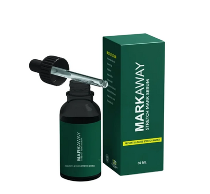 MarkAway Herbal Stretch Mark Serum: Hydration, Toning, Dark Spot Correction (1 fl oz)