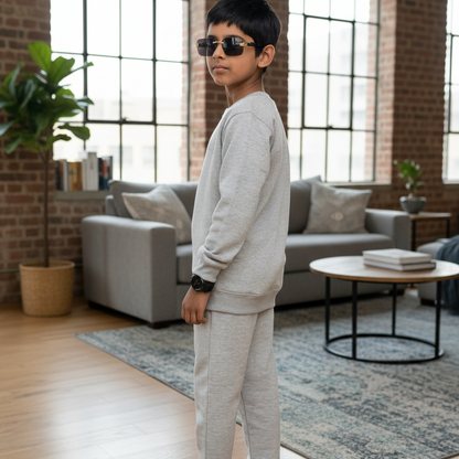 Kids Winter Tracksuits | Warm Sweatshirt & Trouser Set for Boys & Girls | Cozy Baby Winter Clothes for Everyday Wear