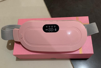 Portable Menstrual Cramp Relief Heating Pad & Electric Massage Belt