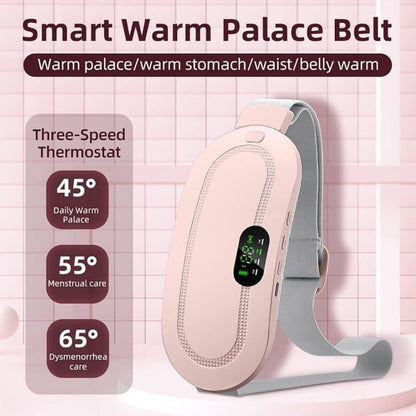 Portable Menstrual Cramp Relief Heating Pad & Electric Massage Belt