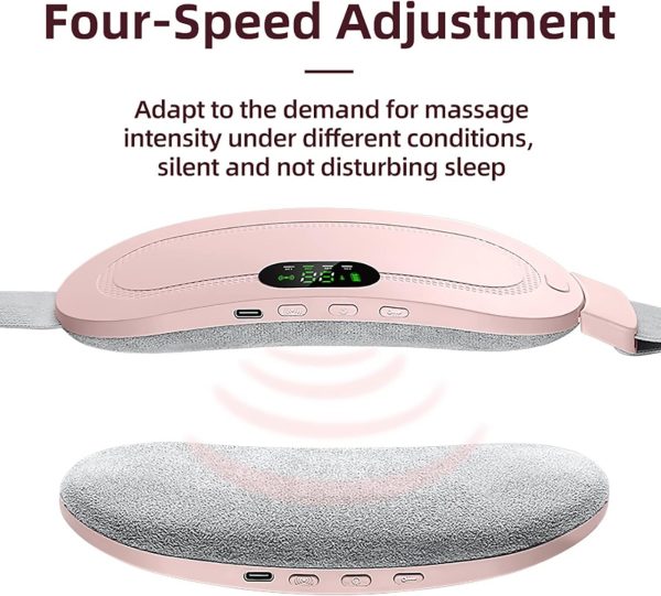 Portable Menstrual Cramp Relief Heating Pad & Electric Massage Belt